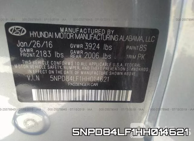 5NPD84LF1HH014621 фото 10