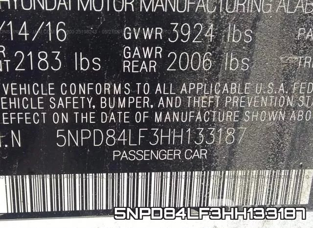 5NPD84LF3HH133187 фото 10