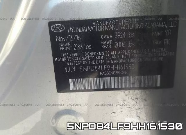 5NPD84LF9HH161530 фото 10