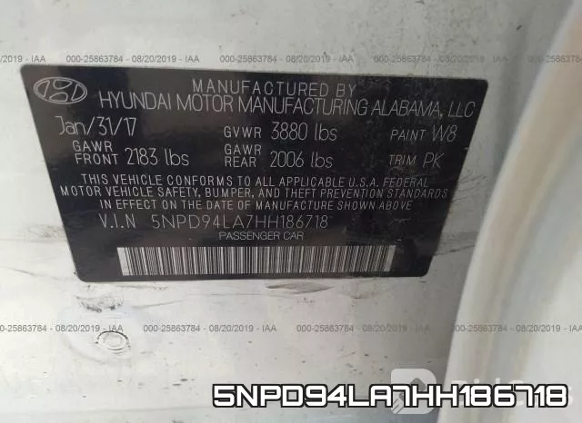 5NPD94LA7HH186718 фото 10