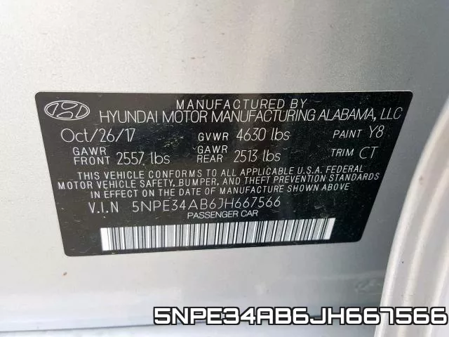 5NPE34AB6JH667566 фото 2