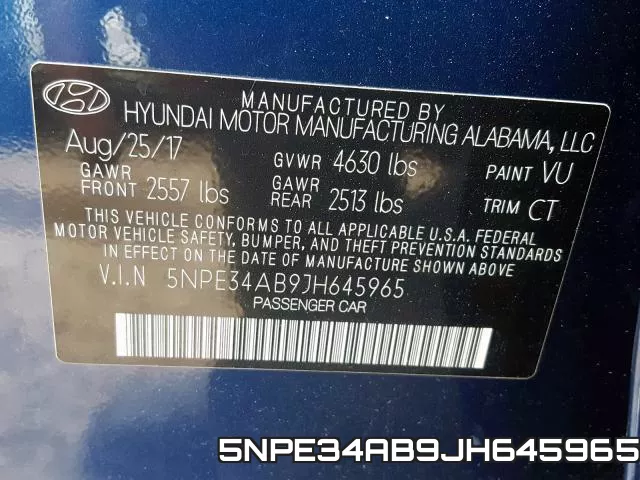 5NPE34AB9JH645965 фото 2