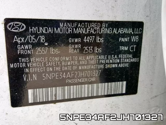 5NPE34AF2JH701327 фото 2