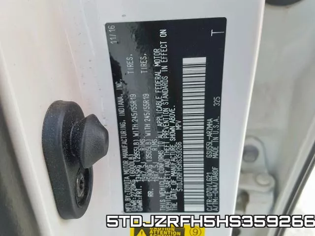 5TDJZRFH5HS359266 фото 2