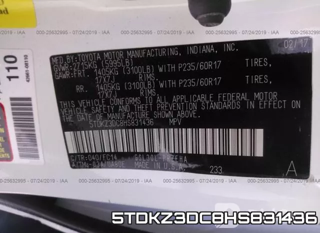 5TDKZ3DC8HS831436 фото 10