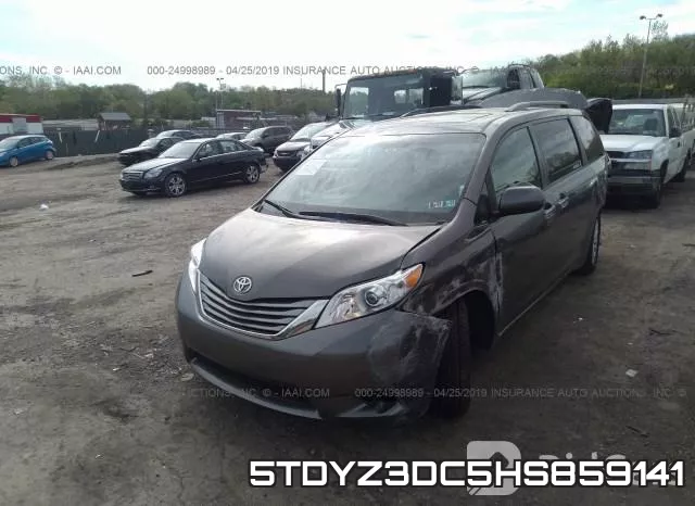 5TDYZ3DC5HS859141 фото 3