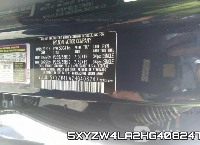 5XYZW4LA2HG408247 фото 10