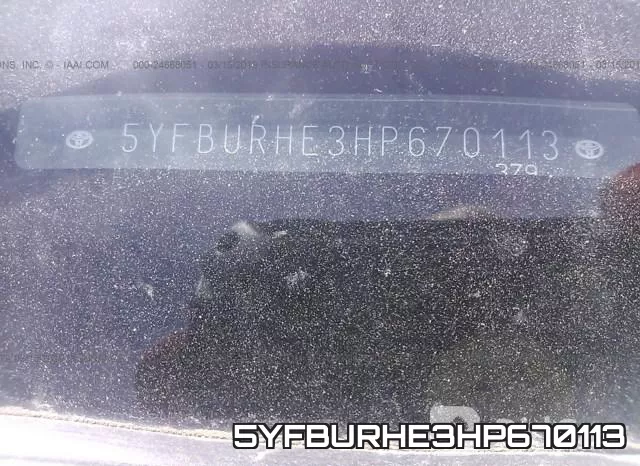 5YFBURHE3HP670113 фото 10