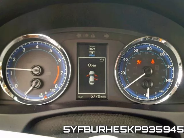5YFBURHE5KP935945 фото 9