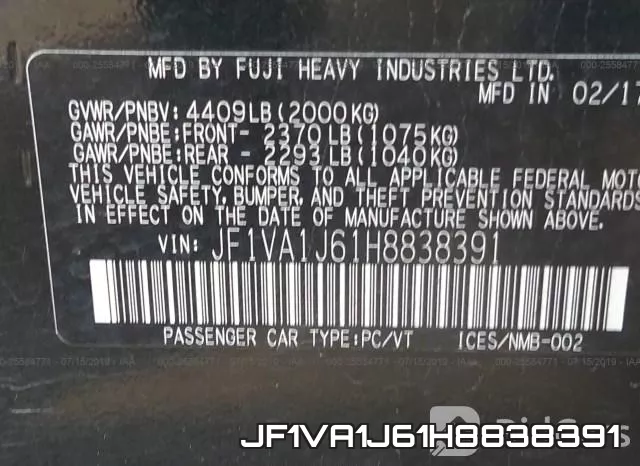 JF1VA1J61H8838391 фото 10
