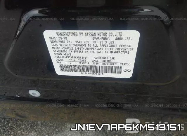 JN1EV7AP6KM513151 фото 10