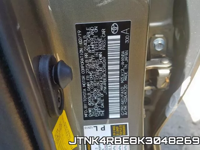 JTNK4RBE8K3048269 фото 2