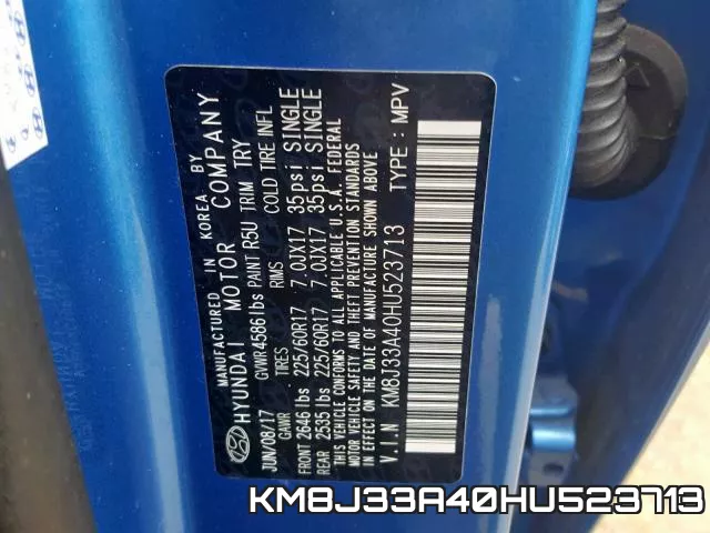 KM8J33A40HU523713 фото 2