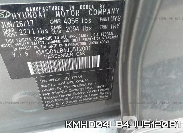 KMHD04LB4JU512081 фото 10