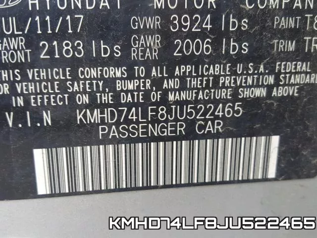 KMHD74LF8JU522465 фото 2
