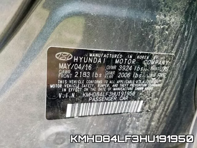 KMHD84LF3HU191950 фото 2