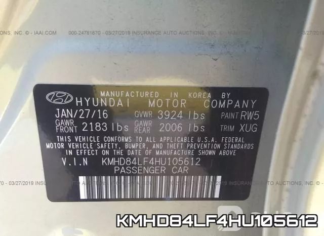 KMHD84LF4HU105612 фото 10