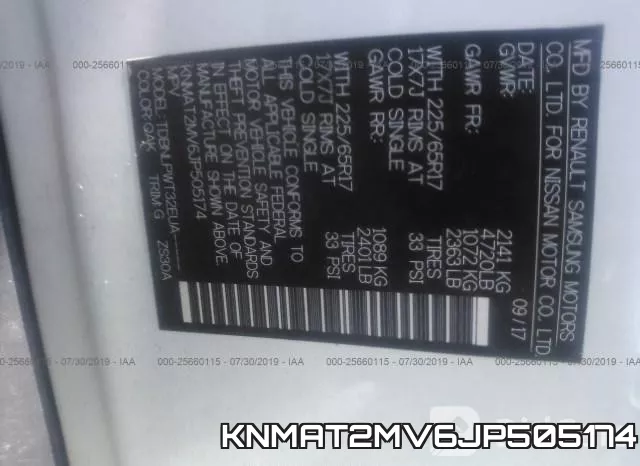 KNMAT2MV6JP505174 фото 10