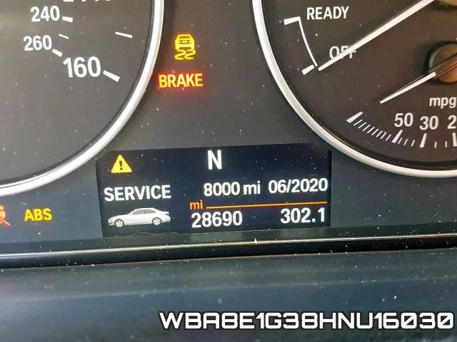 WBA8E1G38HNU16030 фото 9