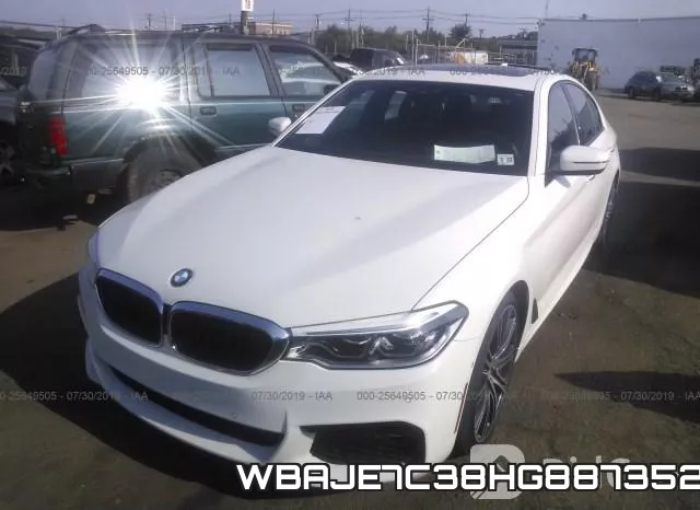 WBAJE7C38HG887352 фото 3