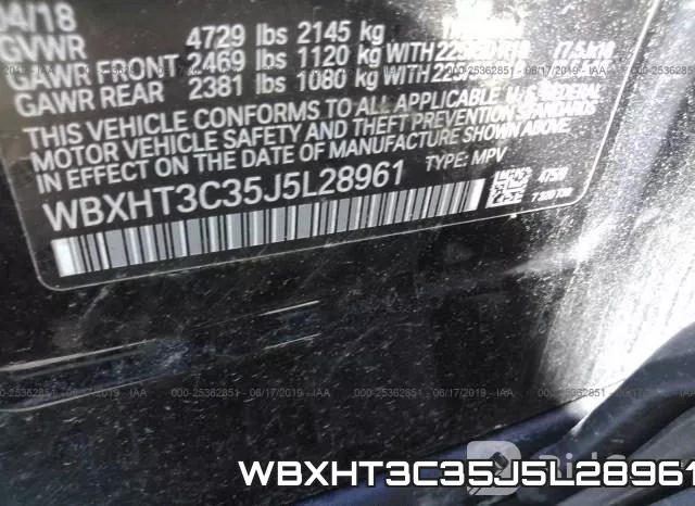 WBXHT3C35J5L28961 фото 10