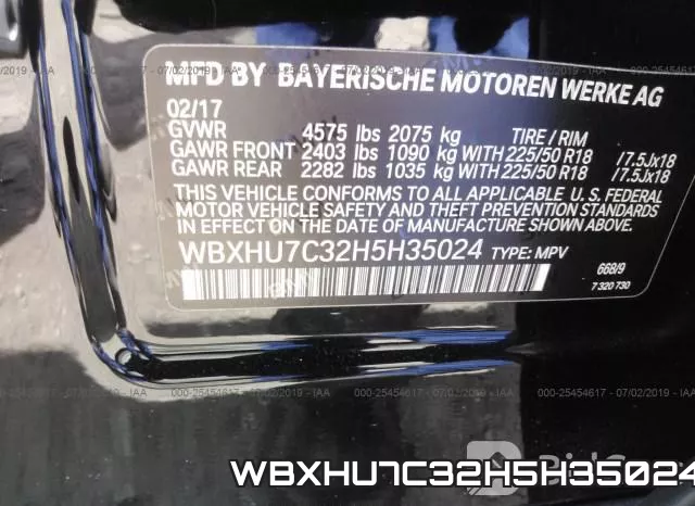 WBXHU7C32H5H35024 фото 10
