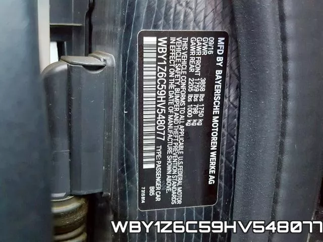 WBY1Z6C59HV548077 фото 2