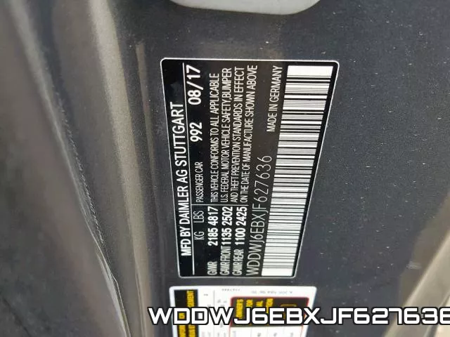 WDDWJ6EBXJF627636 фото 2