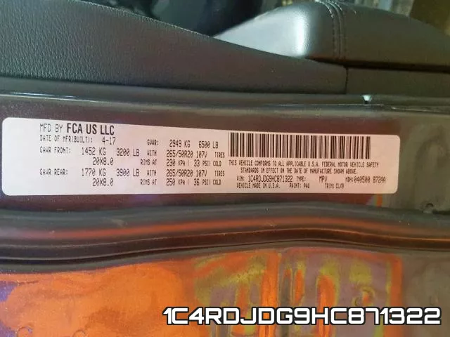 1C4RDJDG9HC871322 фото 2