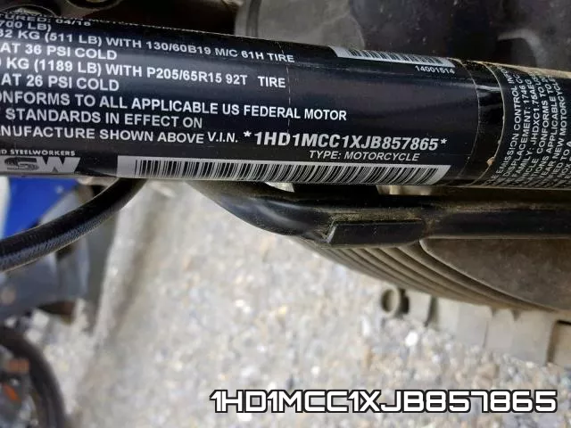 1HD1MCC1XJB857865 фото 2