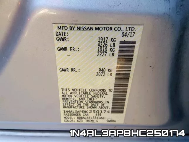 1N4AL3AP8HC250174 фото 2