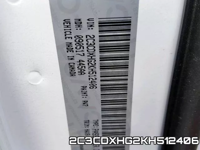 2C3CDXHG2KH512406 фото 2