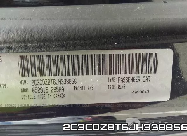 2C3CDZBT6JH338856 фото 10