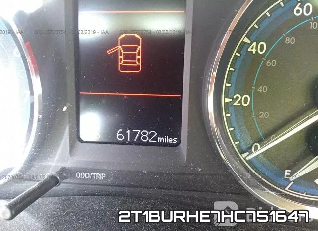 2T1BURHE7HC751647 фото 8
