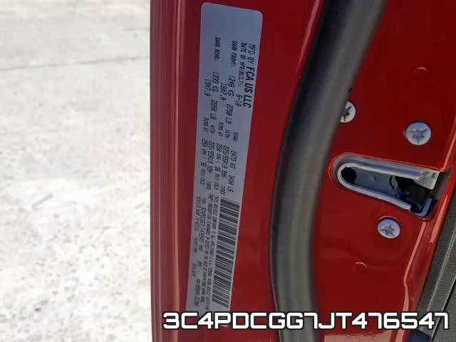 3C4PDCGG7JT476547 фото 2