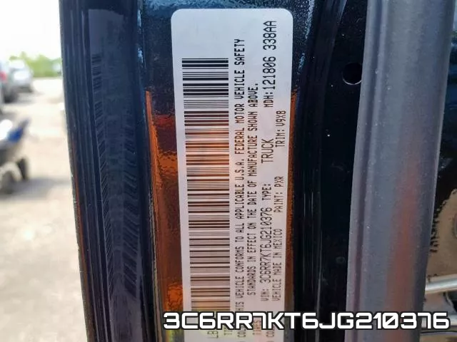 3C6RR7KT6JG210376 фото 2