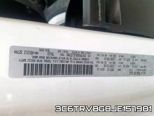 3C6TRVBG8JE157981 фото 2