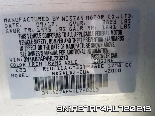 3N1AB7AP4HL720213 фото 2
