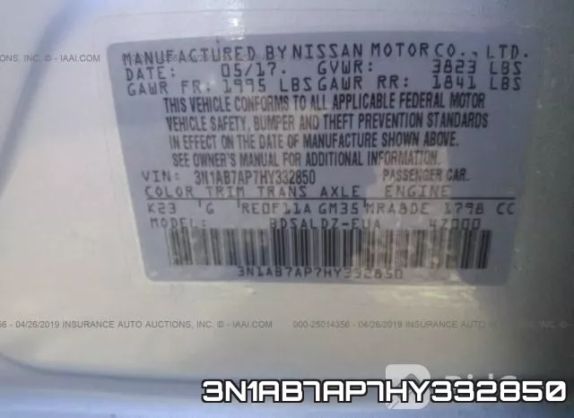 3N1AB7AP7HY332850 фото 10