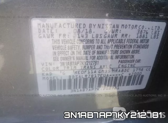 3N1AB7AP7KY212781 фото 10