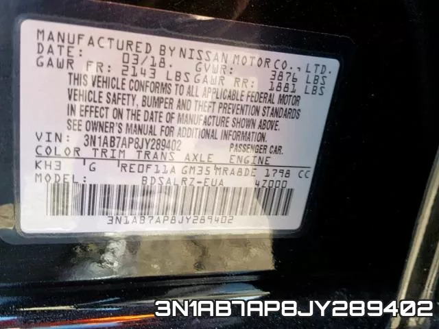3N1AB7AP8JY289402 фото 2