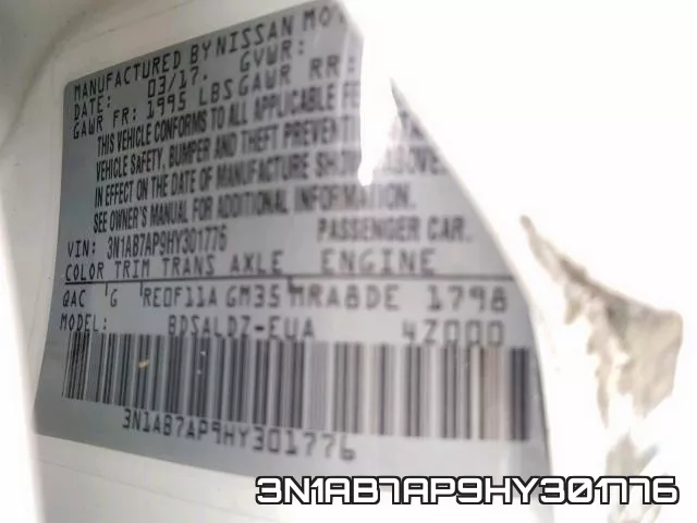 3N1AB7AP9HY301776 фото 2