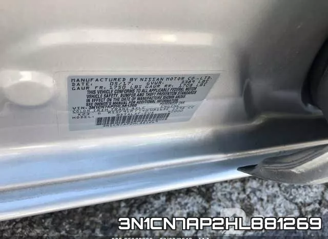 3N1CN7AP2HL881269 фото 10