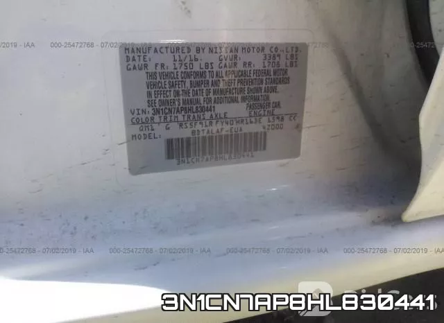 3N1CN7AP8HL830441 фото 10