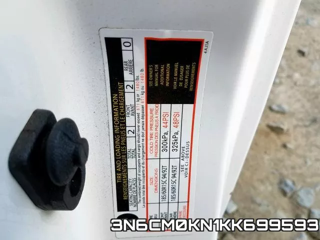 3N6CM0KN1KK699593 фото 2