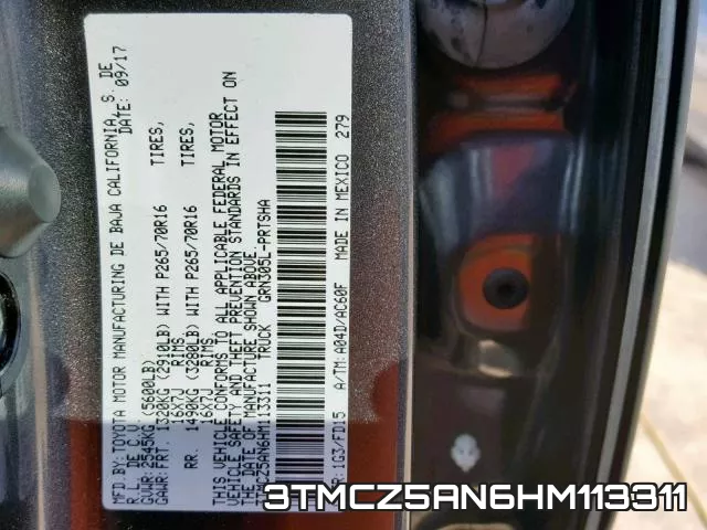 3TMCZ5AN6HM113311 фото 2