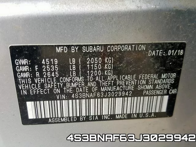 4S3BNAF63J3029942 фото 2