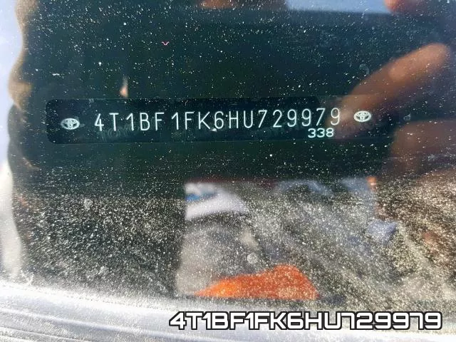 4T1BF1FK6HU729979 фото 2