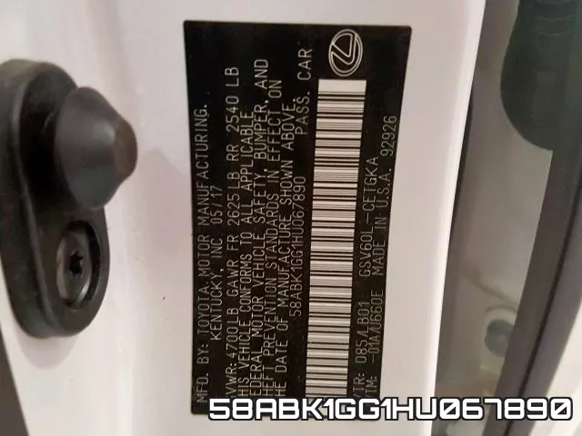 58ABK1GG1HU067890 фото 2