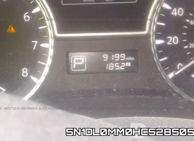 5N1DL0MM0HC528505 фото 8